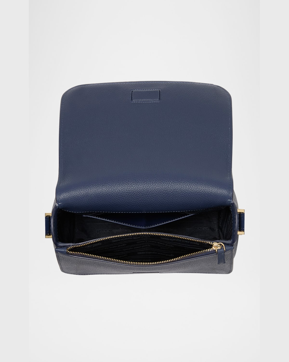 Kate Spade New York Small Liv Pebble Leather Flap Crossbody Bag In Parisian Navy