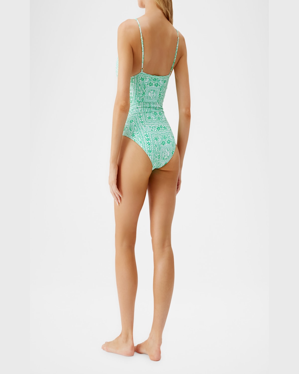 Shop Melissa Odabash Panarea One-piece Swimsuit In Medina