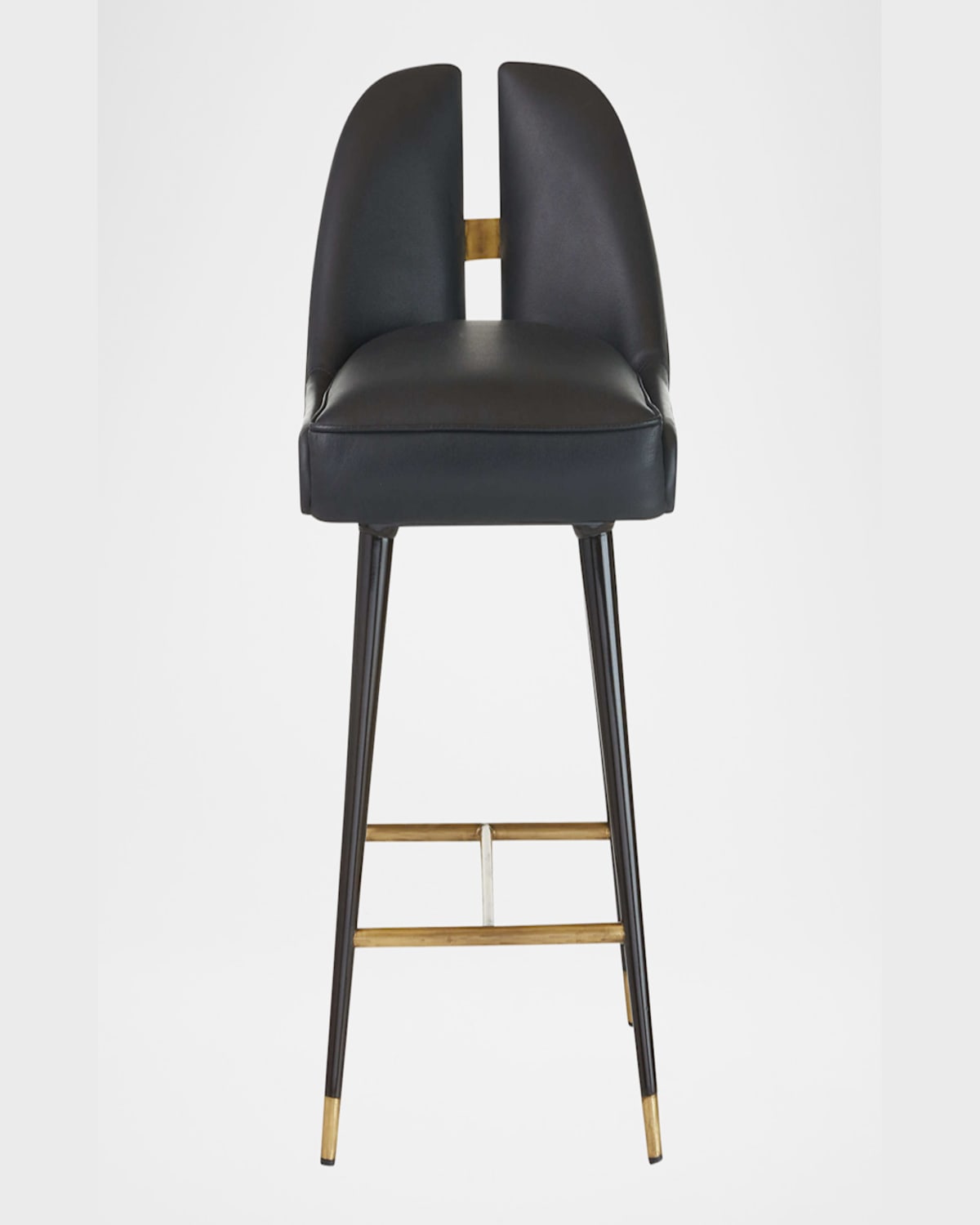 Arteriors Crowley Split-back 25.5" Counter Stool In Black