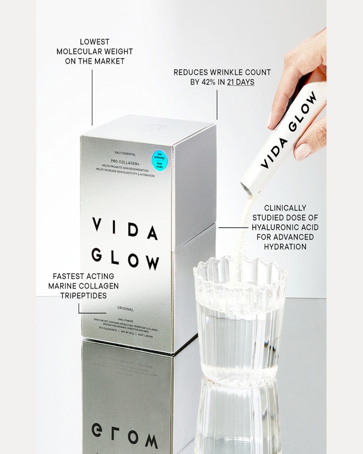 Vida Glow Pro Collagen Plus, 30 X Sachets