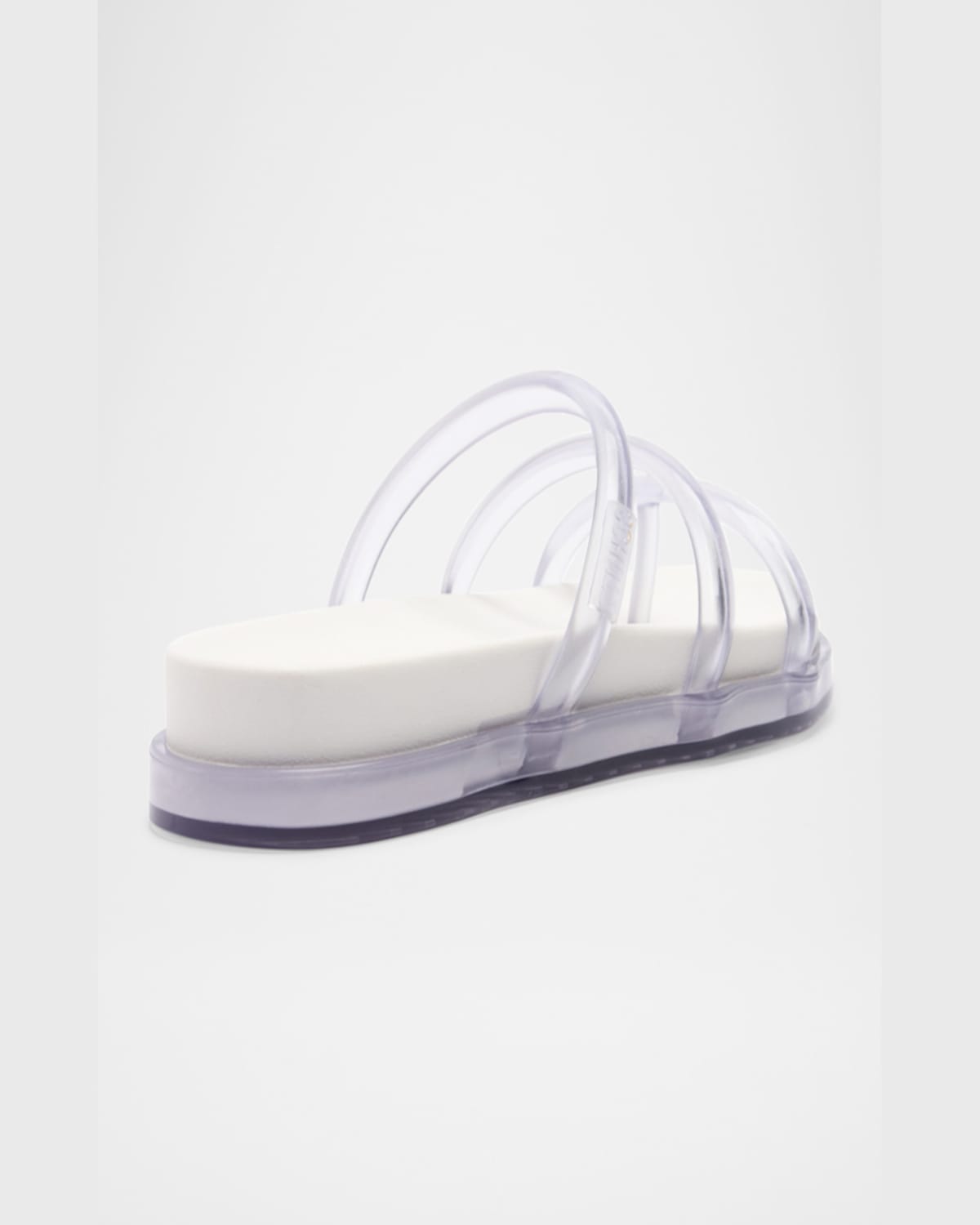 Shop Schutz Polly Three-band Slide Sandals In White
