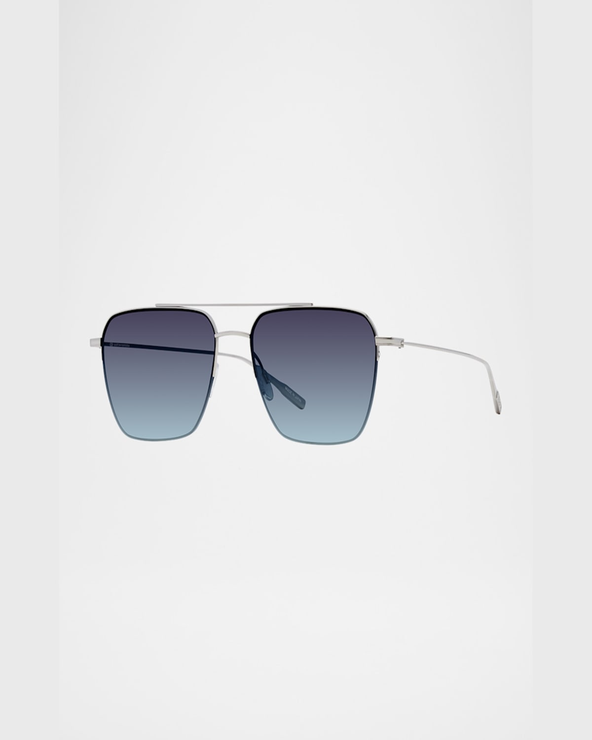 BARTON PERREIRA MEN'S ARMSTRONG TITANIUM AVIATOR SUNGLASSES 