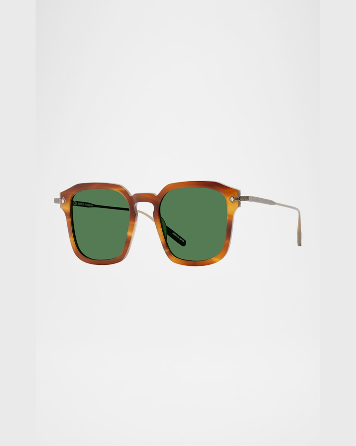 BARTON PERREIRA MEN'S NOLAN ACETATE & TITANIUM RECTANGULAR SUNGLASSES 