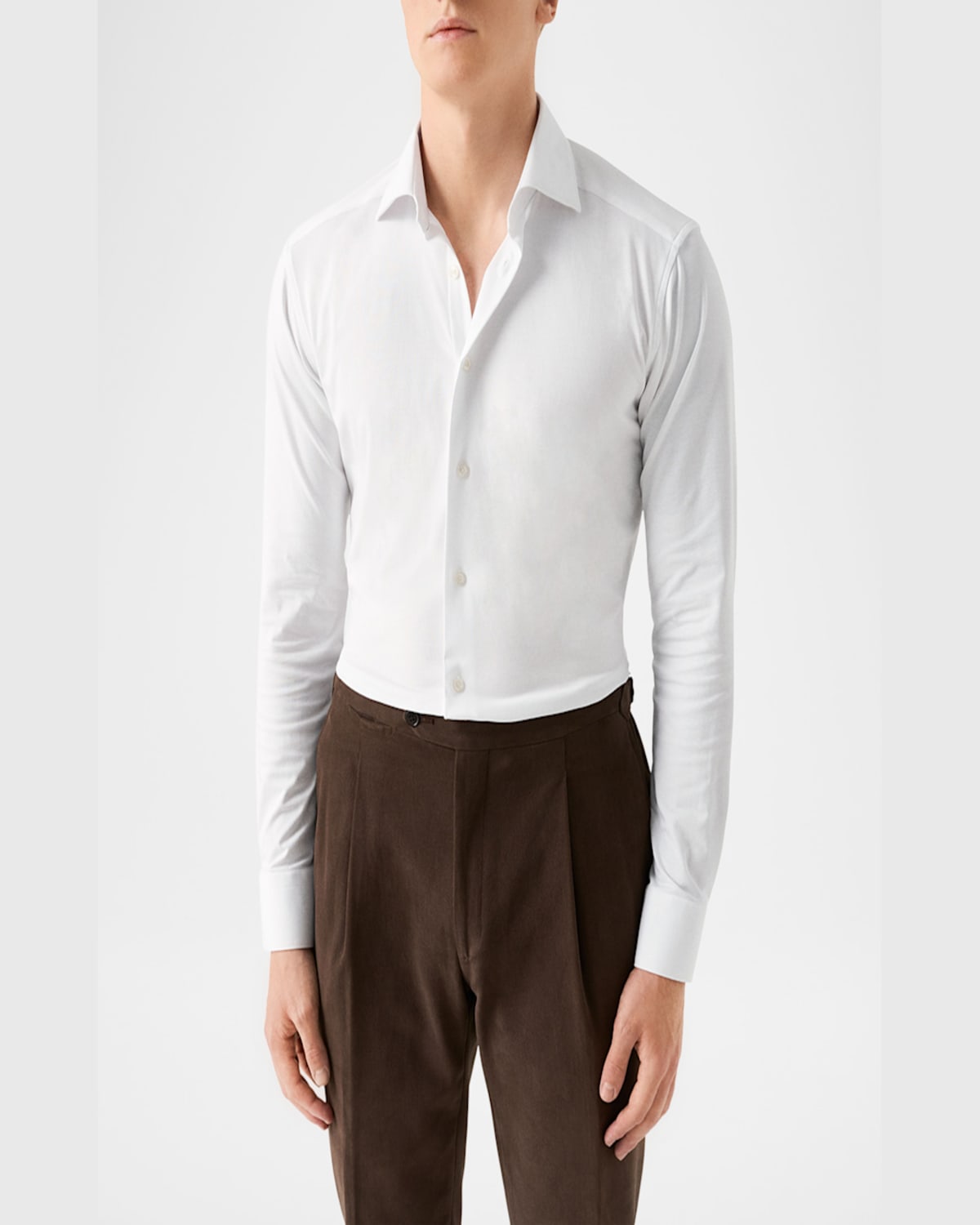Eton Men's Slim-fit 4flex Sport Shirt In White