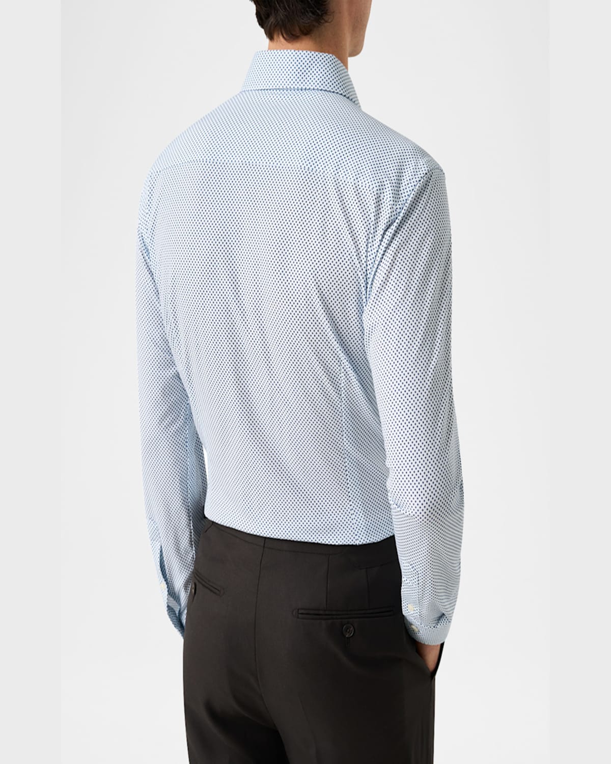 Eton Men's 4flex Slim-fit Medallion-print Sport Shirt In Multi