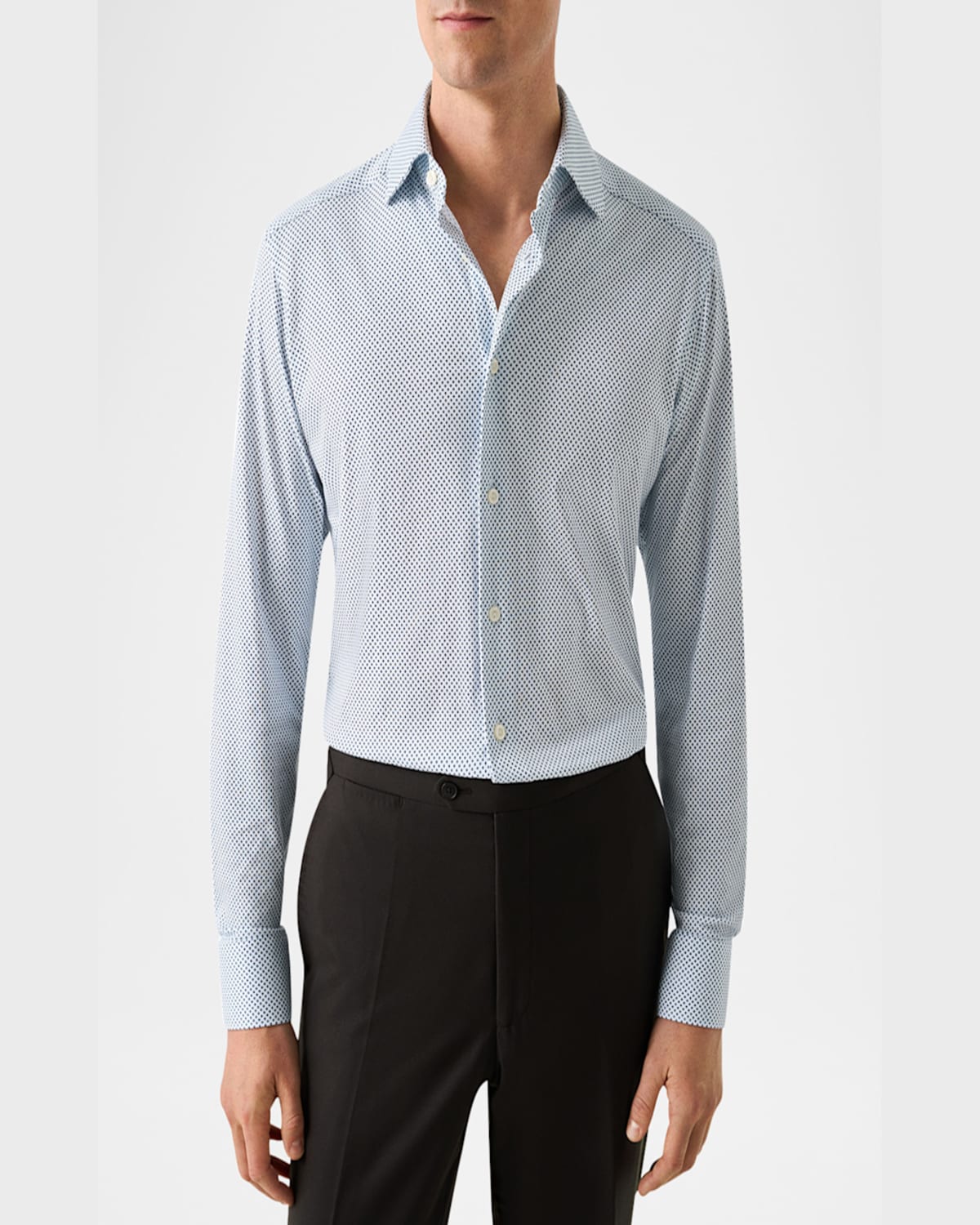 Eton Men's 4flex Slim-fit Medallion-print Sport Shirt In Multi