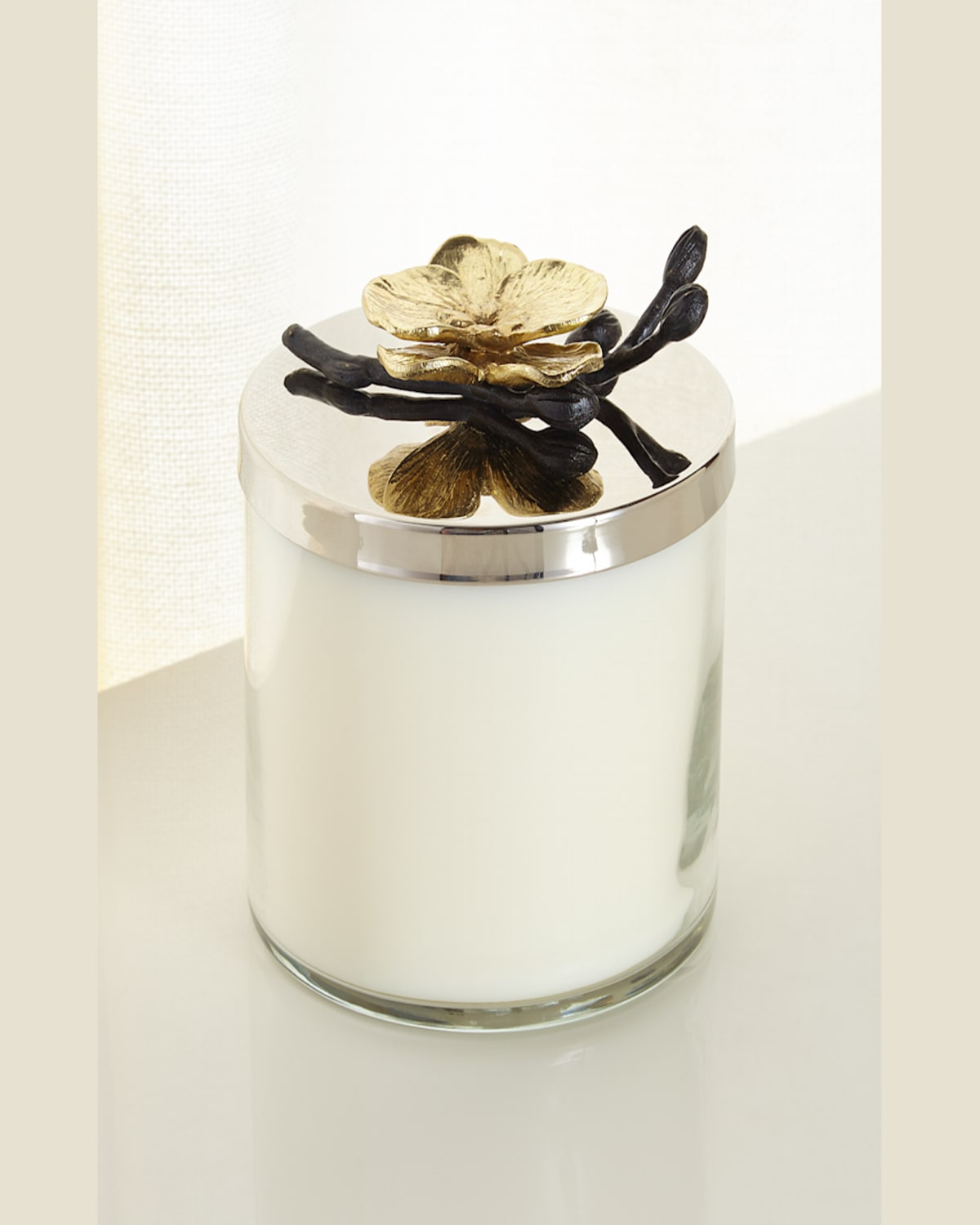 Michael Aram 13. 5 Oz. Gold Orchid Candle In Gold