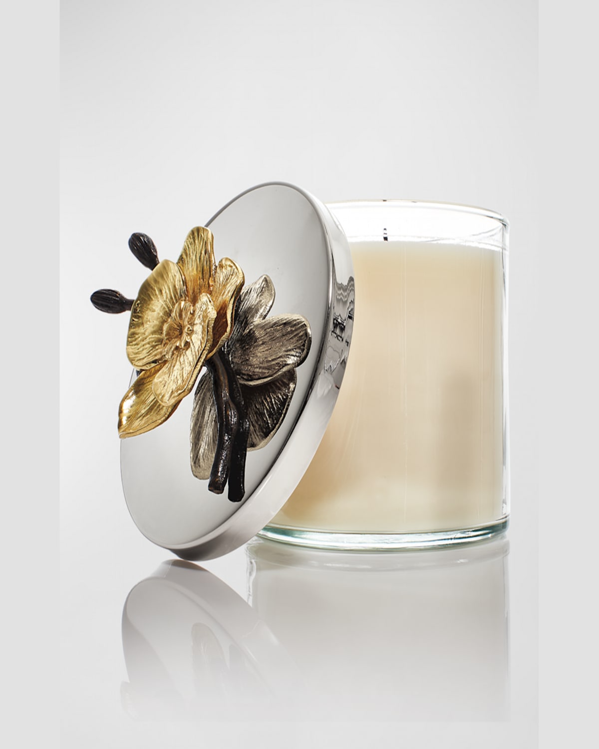 Michael Aram 13. 5 Oz. Gold Orchid Candle In Gold