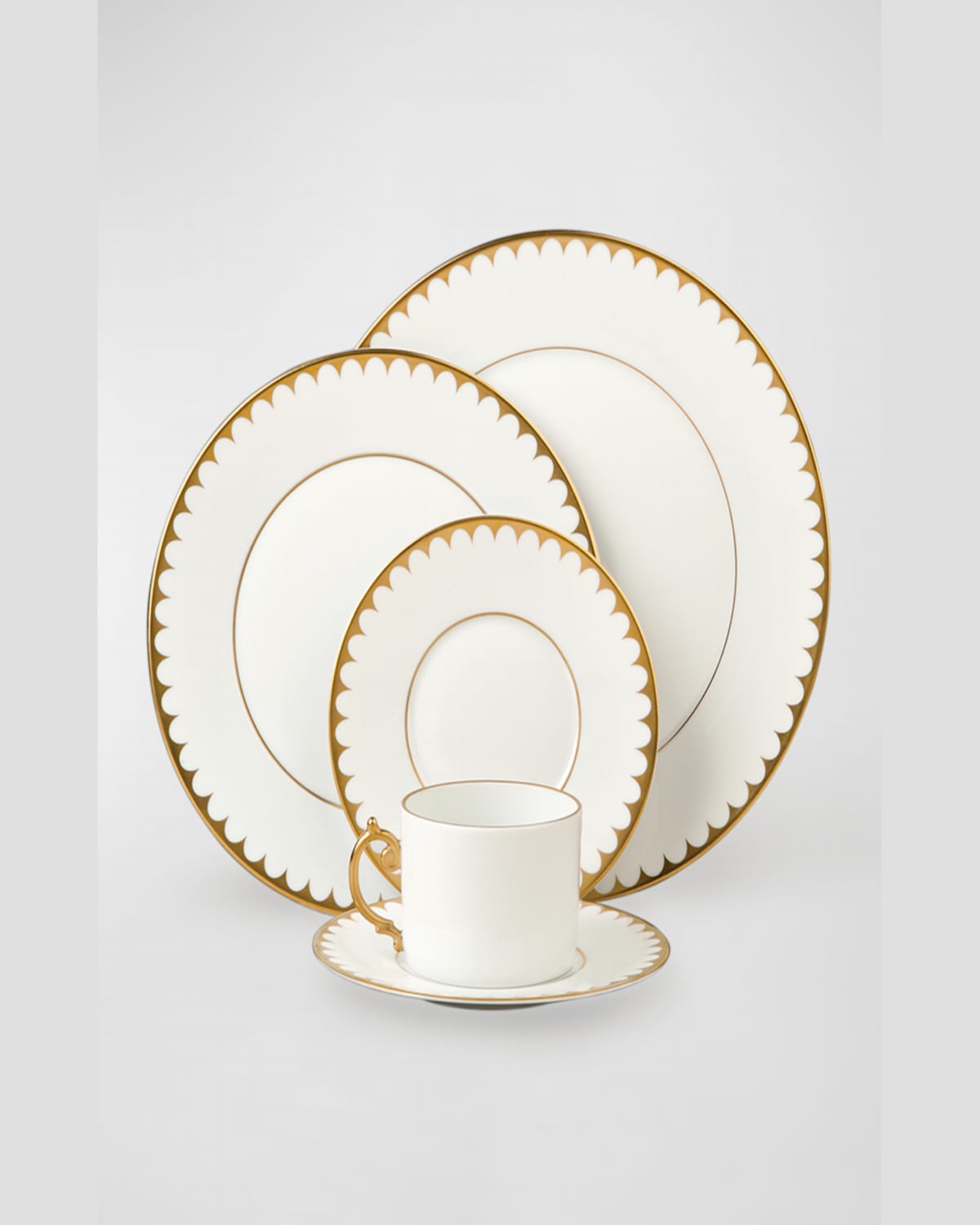 L'objet Aegean Filet Gold Saucer