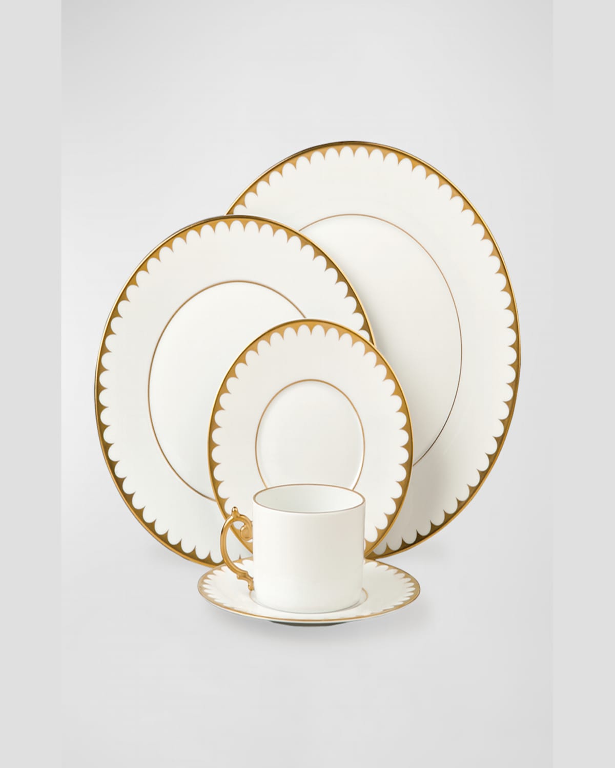 L'objet Aegean Filet Gold Dessert Plate