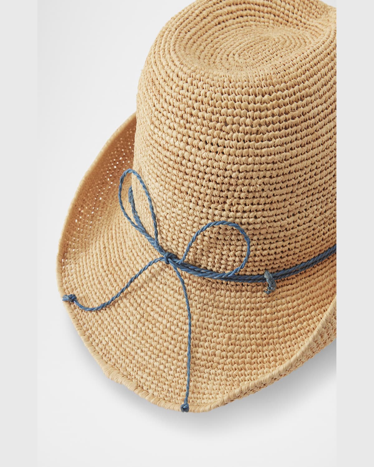 Helen Kaminski Belen Raffia Cowboy Hat In Natural Seaside
