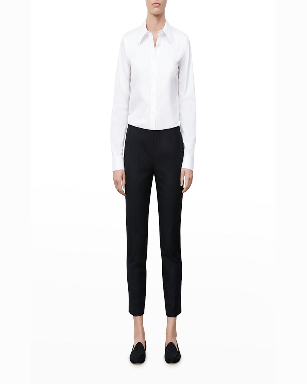 Lafayette 148 Petite Bleecker Jodhpur Crop Pants In Black