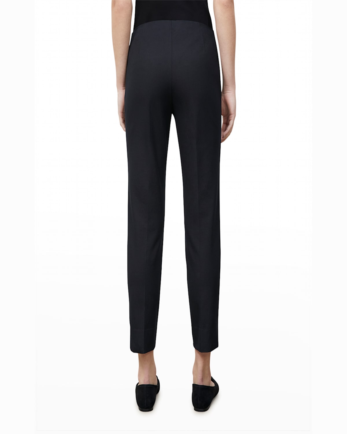 Lafayette 148 Petite Bleecker Jodhpur Crop Pants In Black