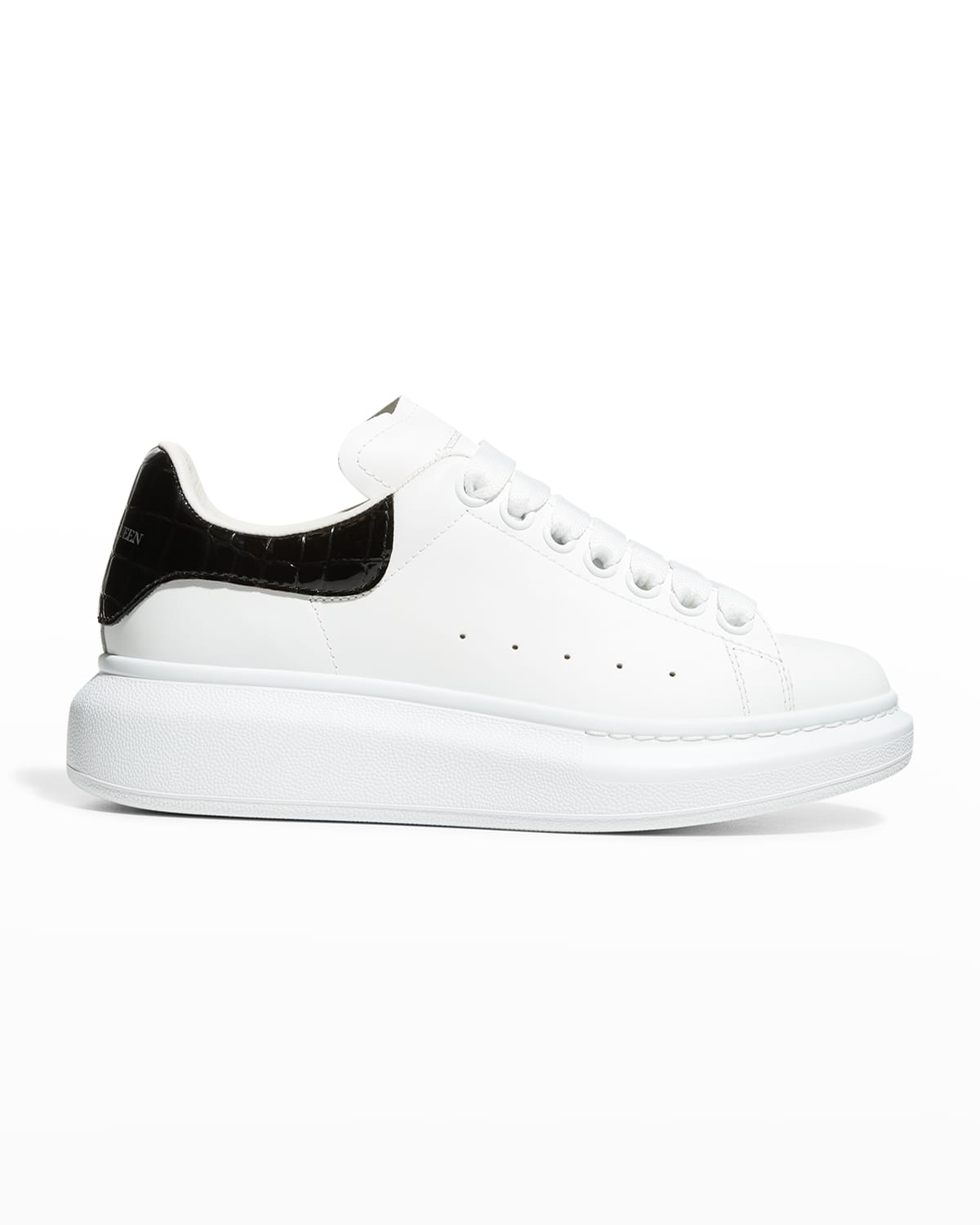 alexander mcqueen suede white