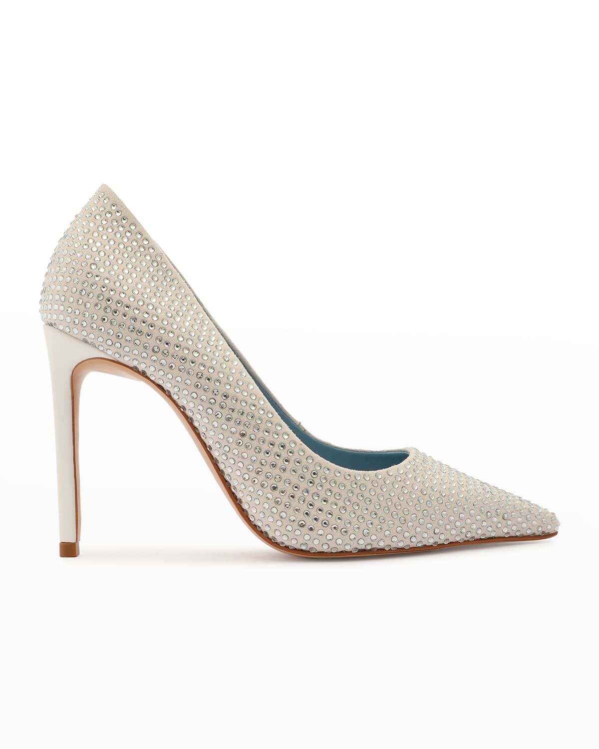 Schutz Women's Lou Embellished Pointed Toe Pumps In White | ModeSens