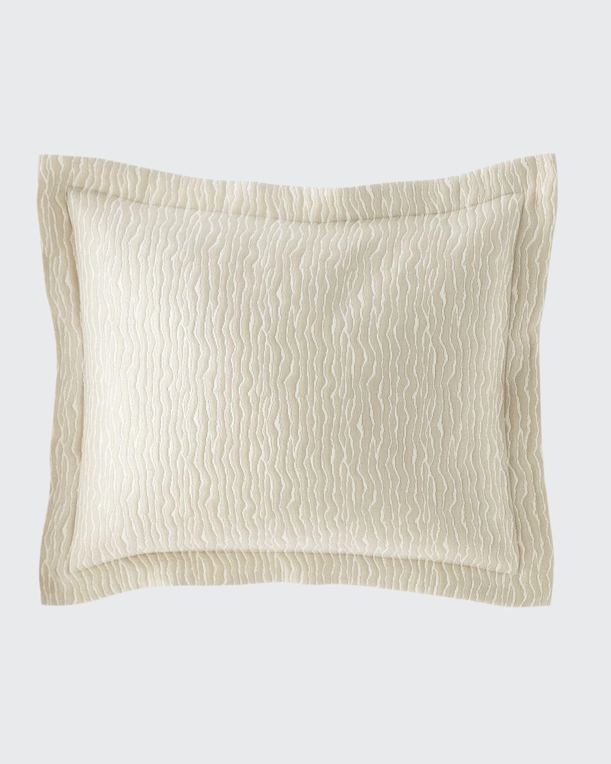 Sferra Ondate King Sham In Light Brown | ModeSens