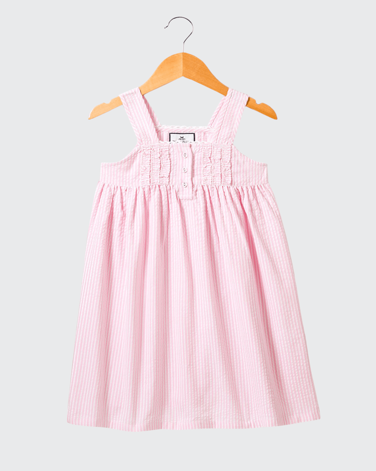 Shop Petite Plume Kid's Charlotte Seersucker Ruffle Nightgown In Multi Pattern