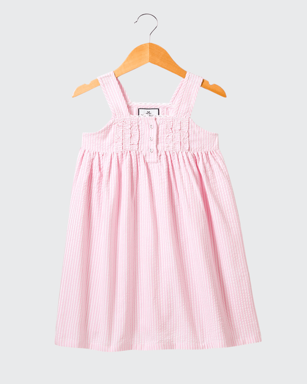 Petite Plume Charlotte Seersucker Nightgown In Multi Pattern