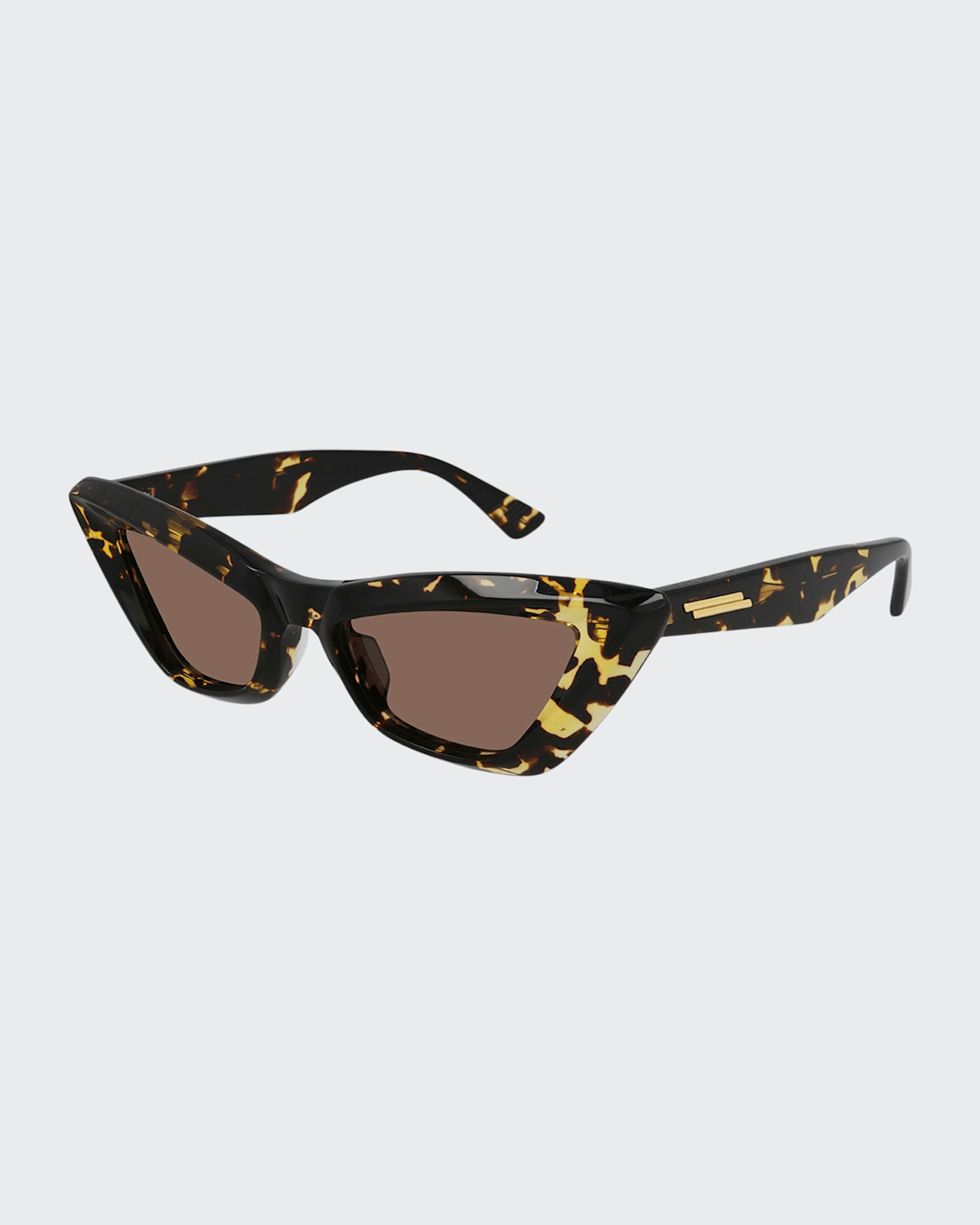 BOTTEGA VENETA DRAMATIC ACETATE CAT-EYE SUNGLASSES