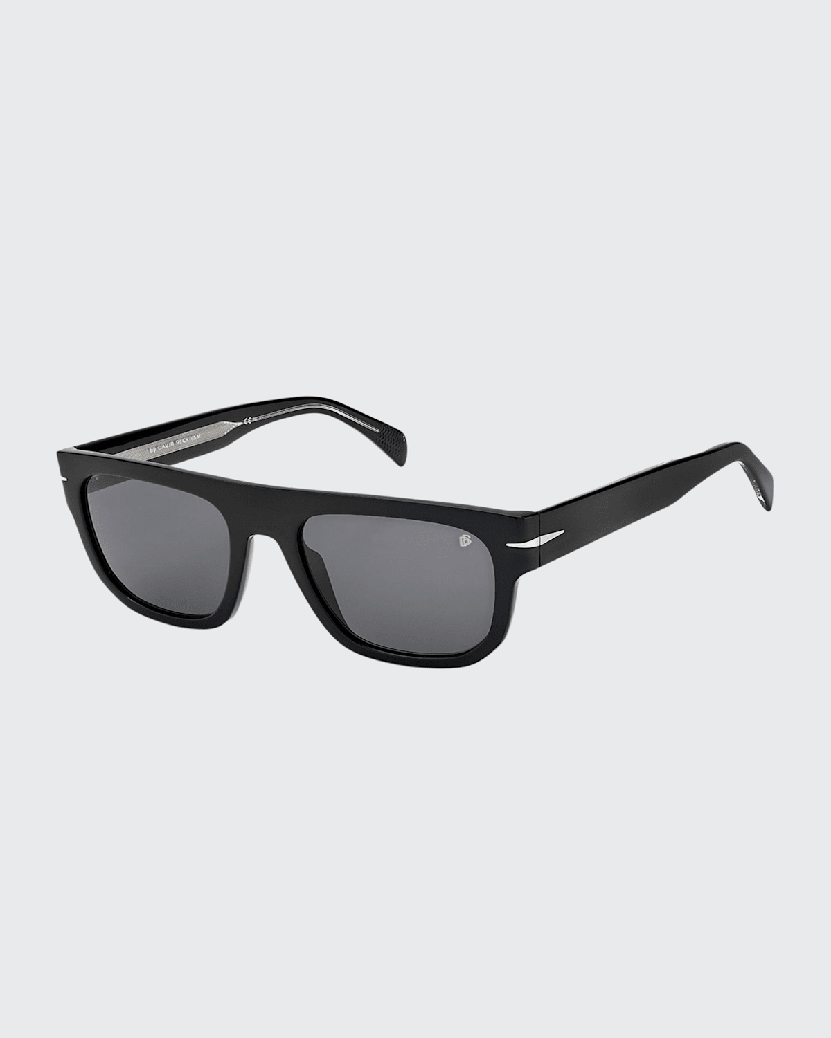 David Beckham Men's Gradient Square Flat-Top Sunglasses