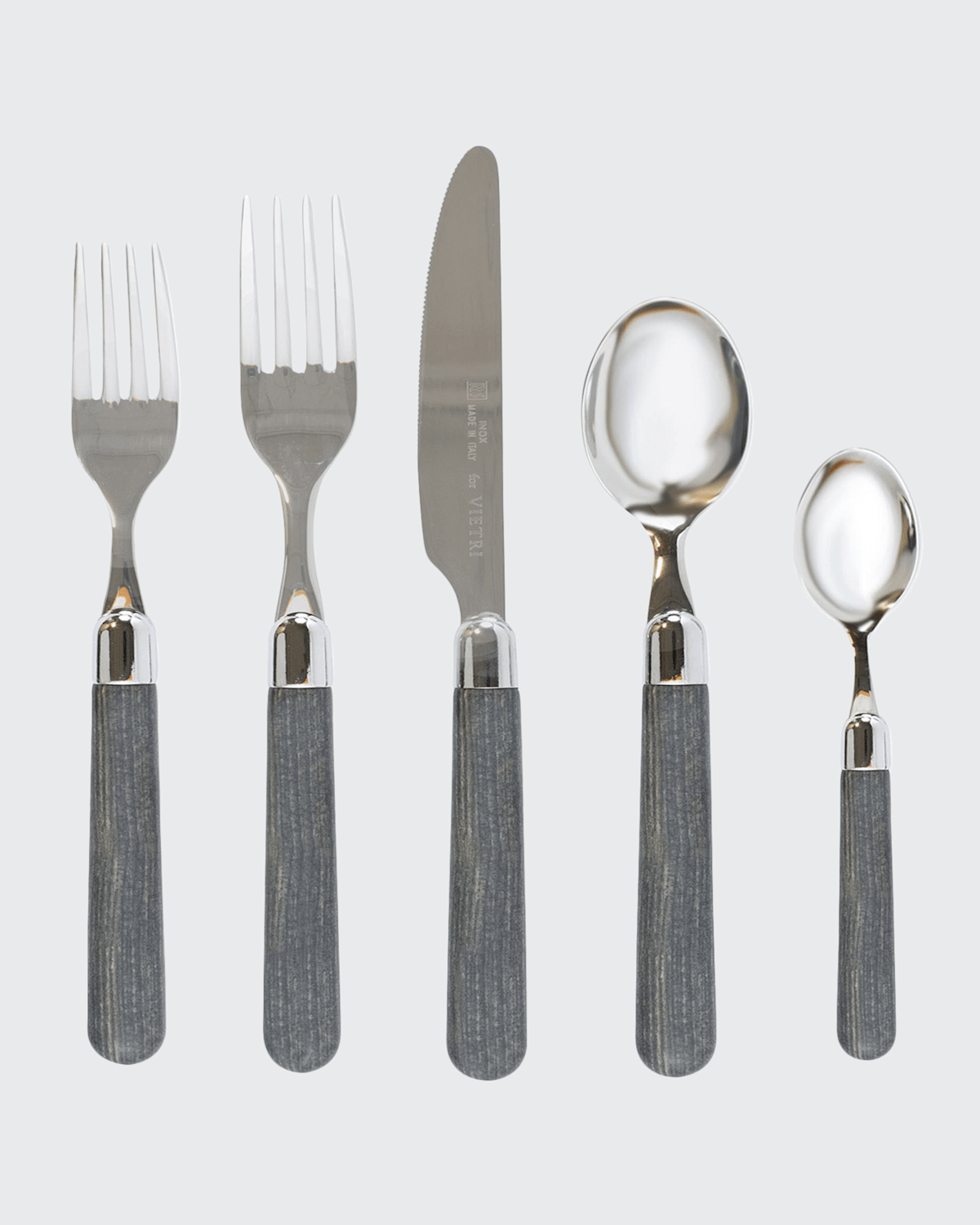 Vietri Albero Five-piece Place Setting In Elm