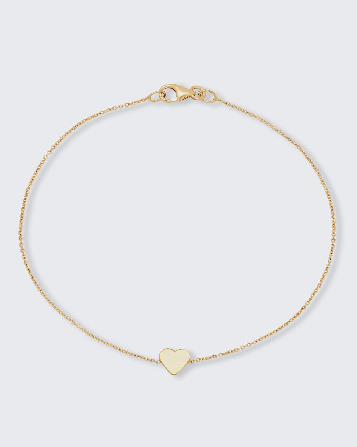 Jennifer Meyer 18k Mini Heart Bracelet
