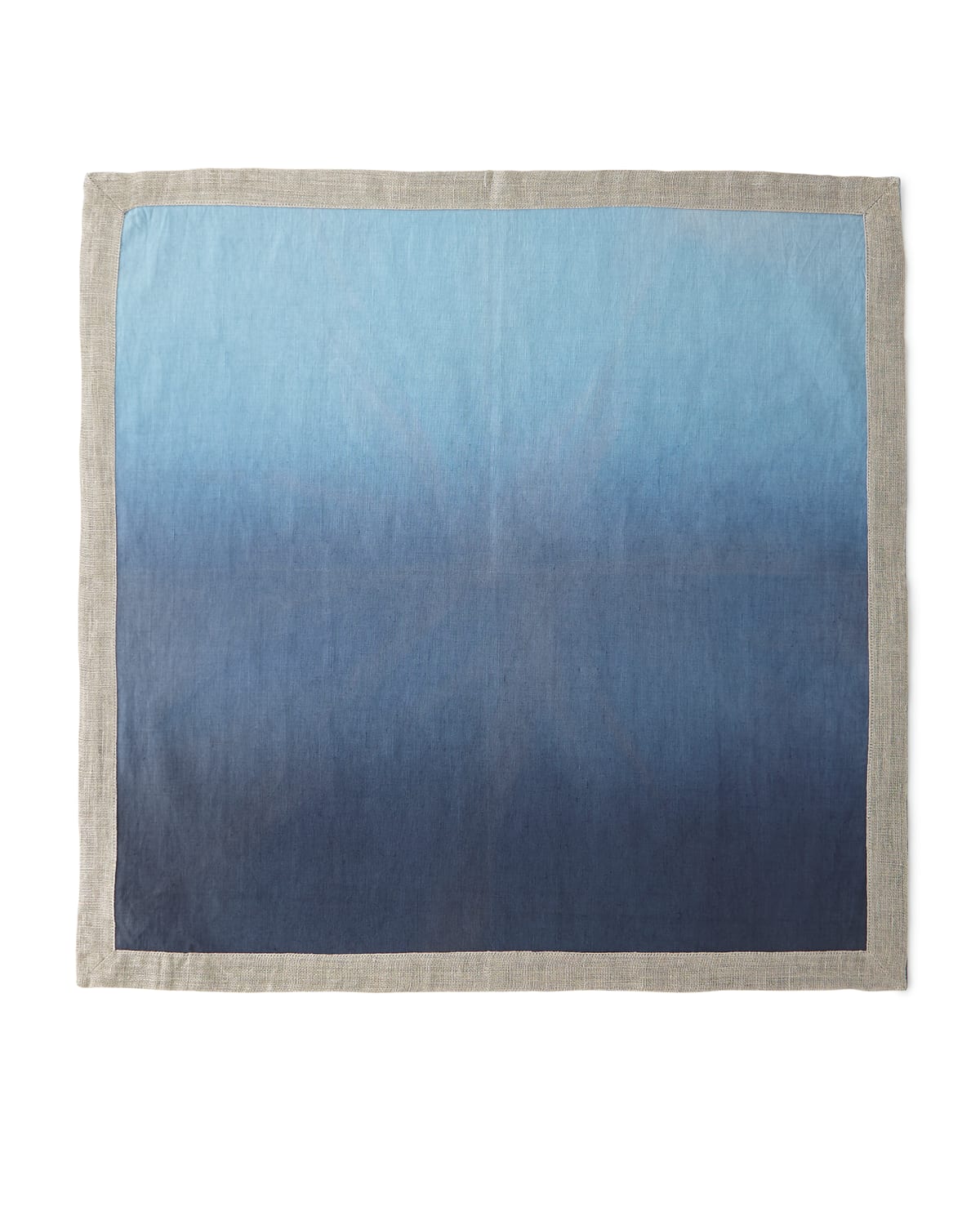 Kim Seybert Dip-dye Napkin In Navy/blue