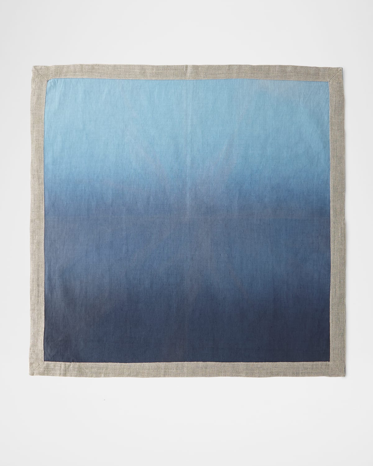 Kim Seybert Dip-dye Napkin In Navy