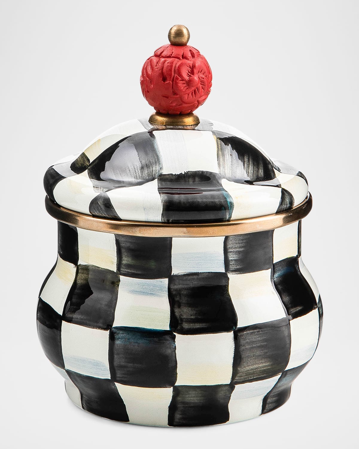 Mackenzie-childs Courtly Check Sugar Bowl