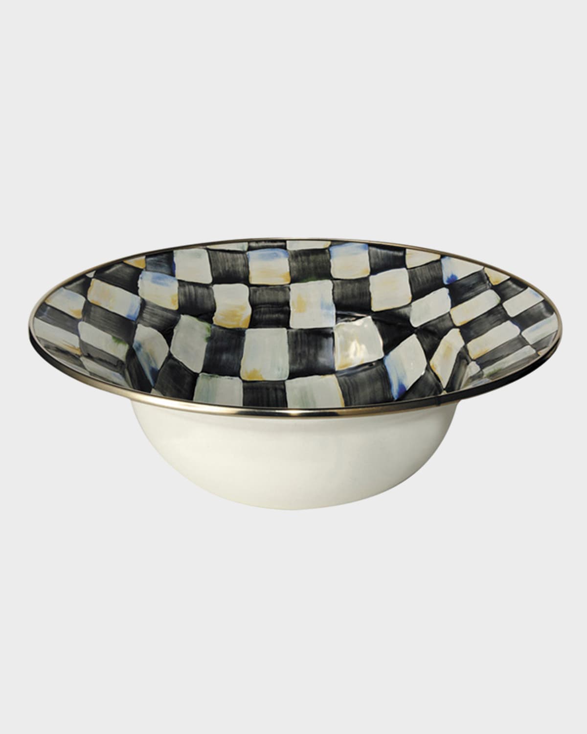 Shop Mackenzie-childs Courtly Check Serving Bowl