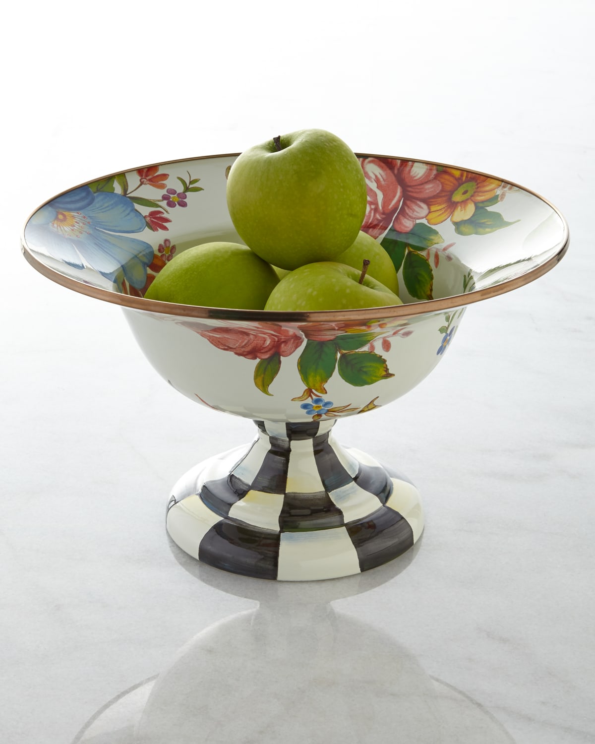 Mackenzie-childs Large Flower Market Compote