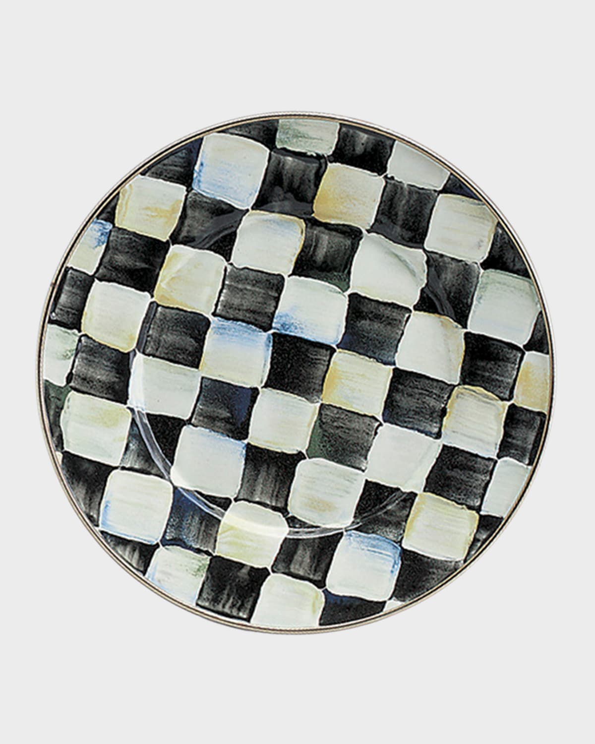 Mackenzie-childs Courtly Check Salad Plate