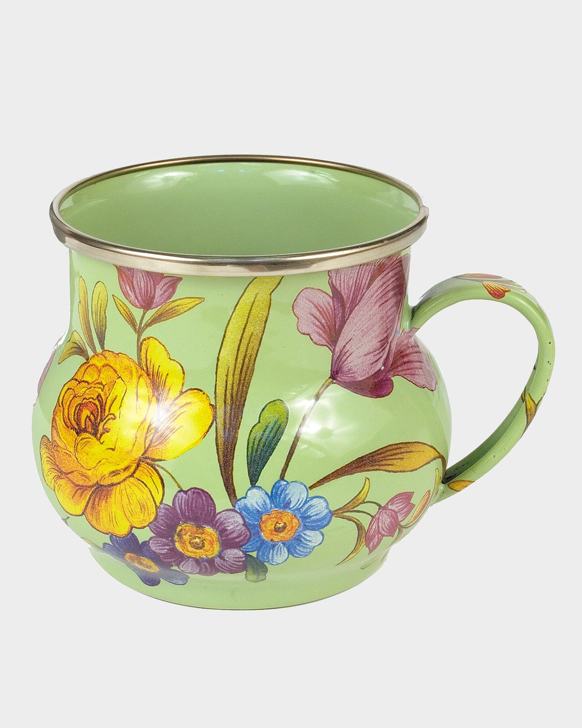 Mackenzie-childs Flower Market Mug In Green