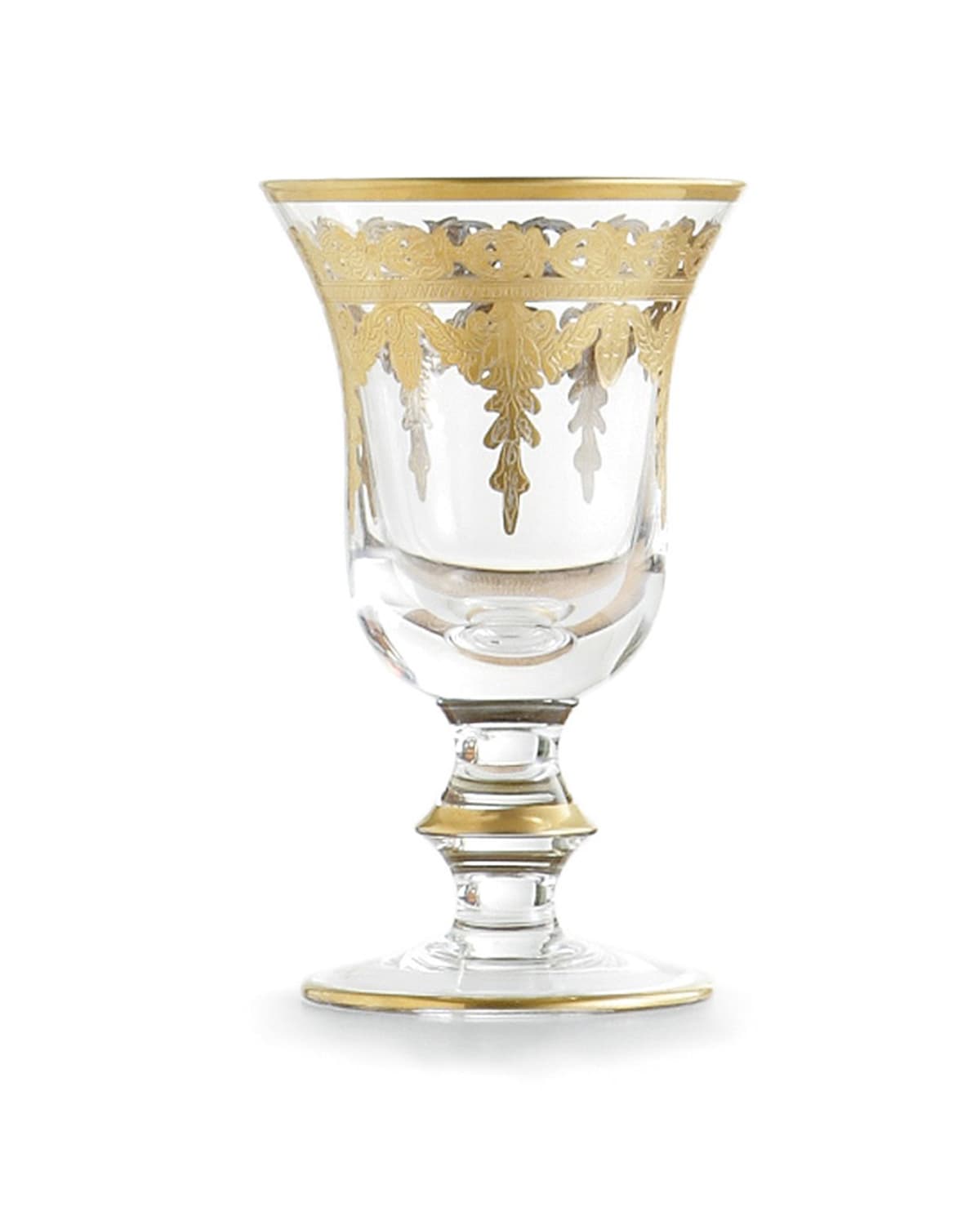 Shop Arte Italica Vetro Gold Water Goblet