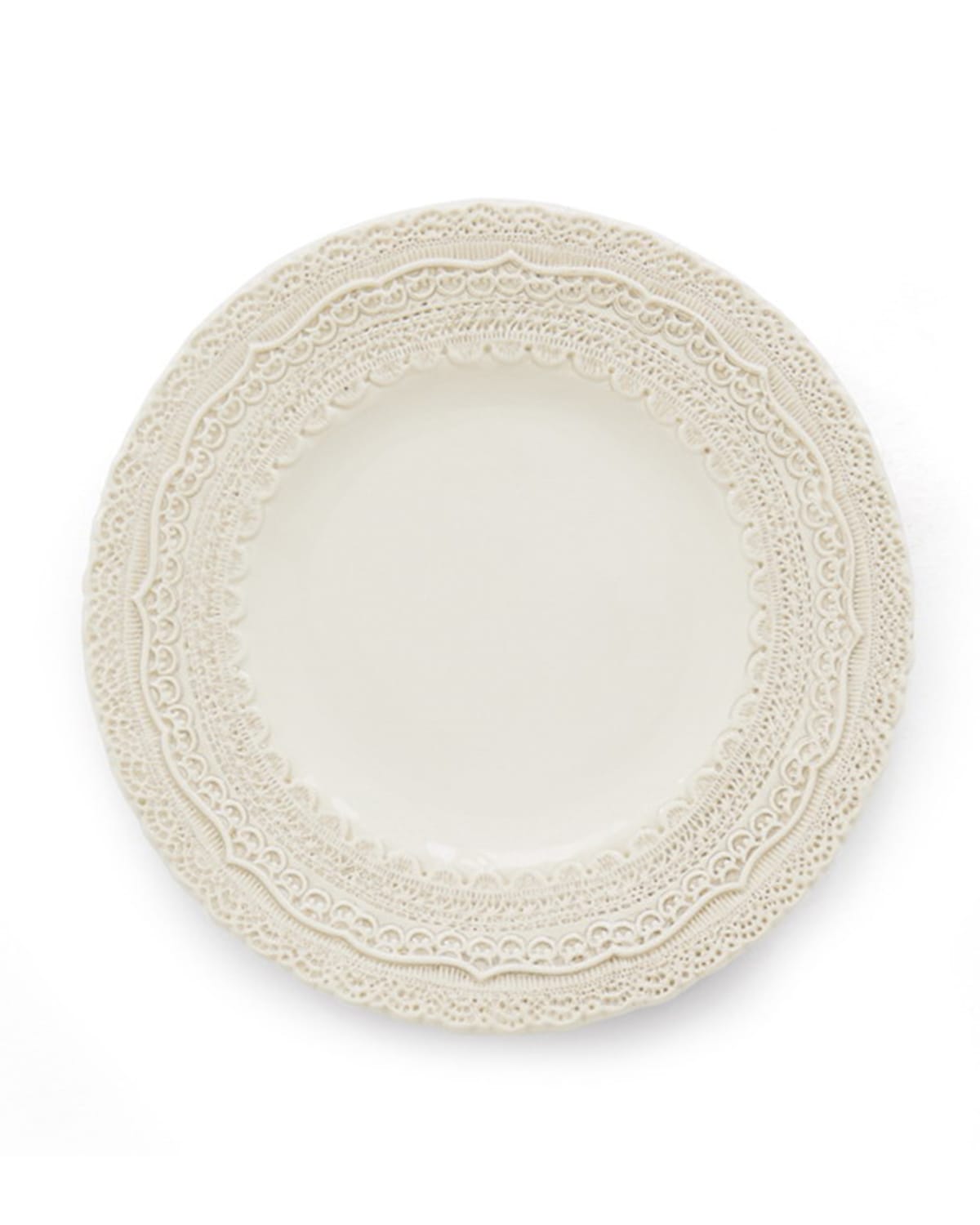Arte Italica Finezza Cream Salad Plate In White