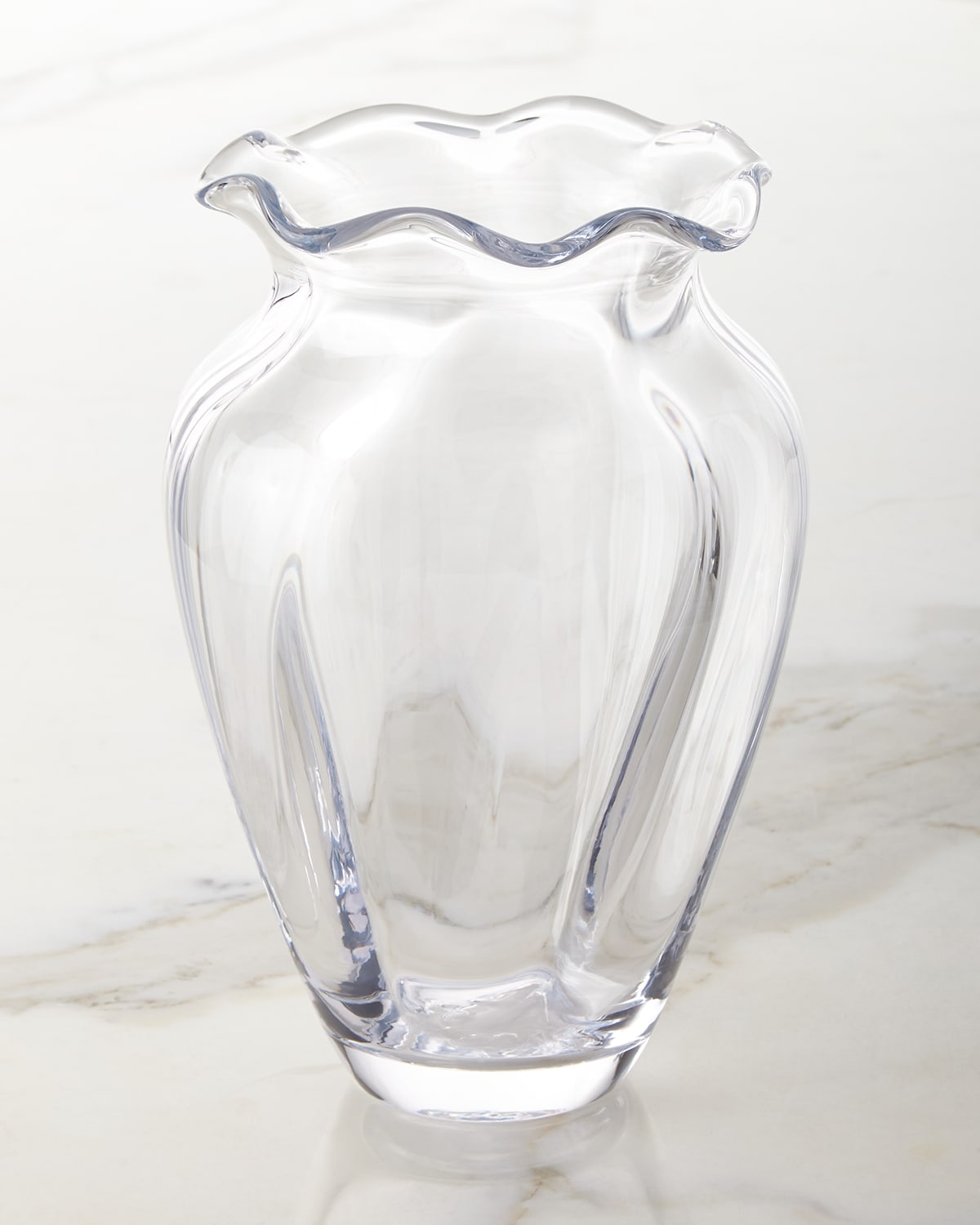 Simon Pearce Chelsea Medium Optic Cinch Vase