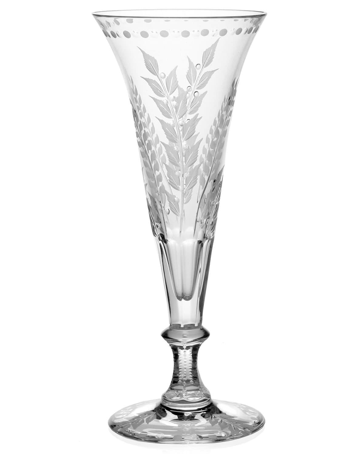 Shop William Yeoward Crystal Fern Champagne Flute In Clear