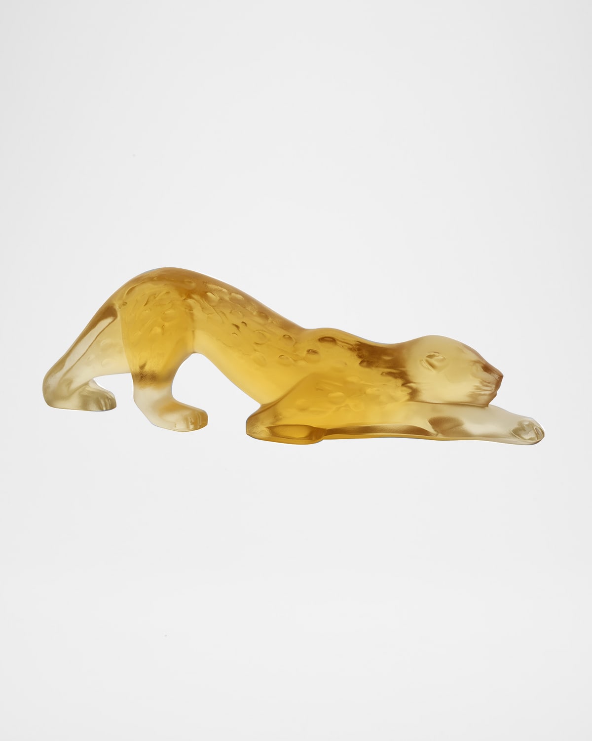 LALIQUE SMALL ZELIA PANTHER SCULPTURE