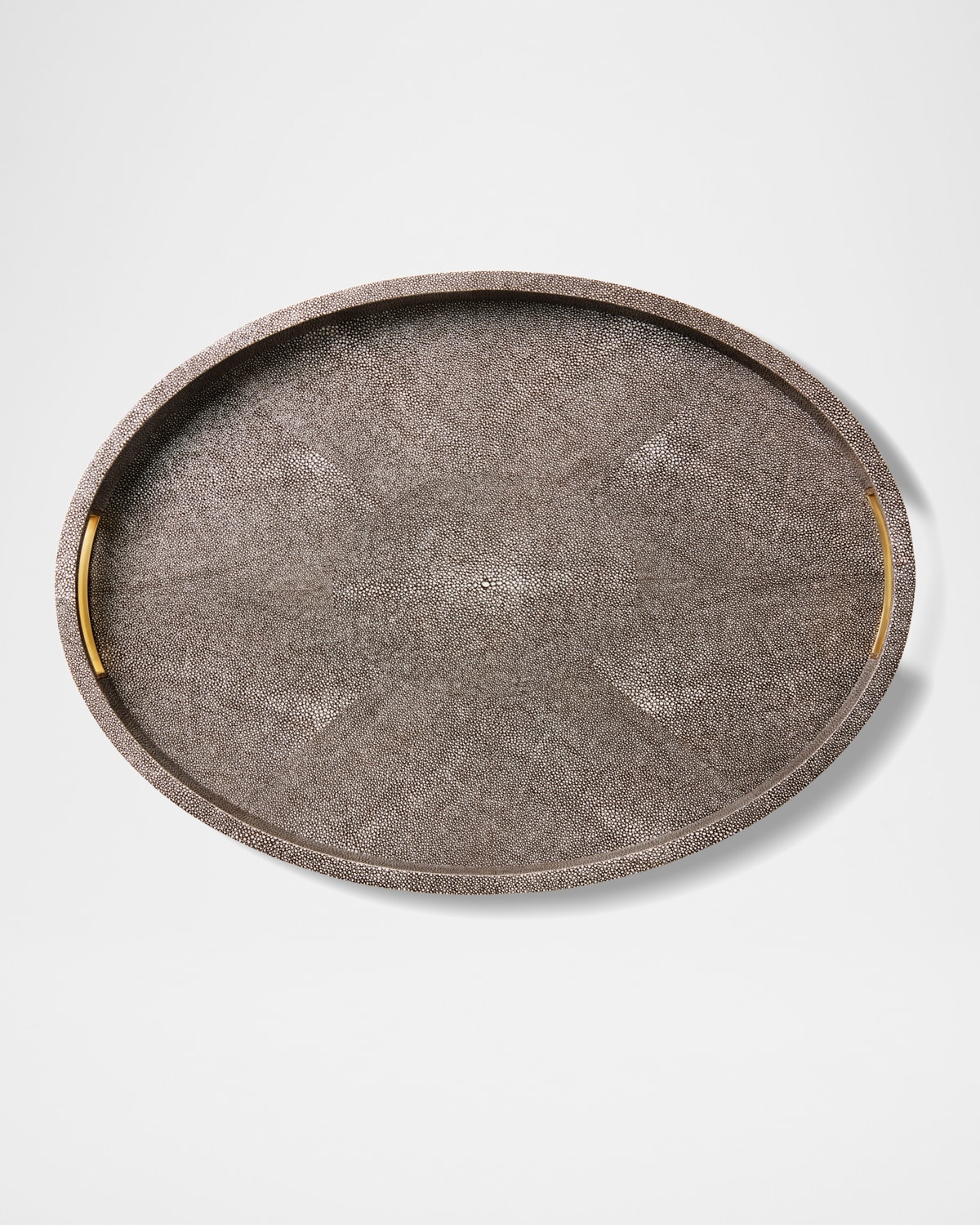 Aerin Modern Chocolate Faux-shagreen Tray