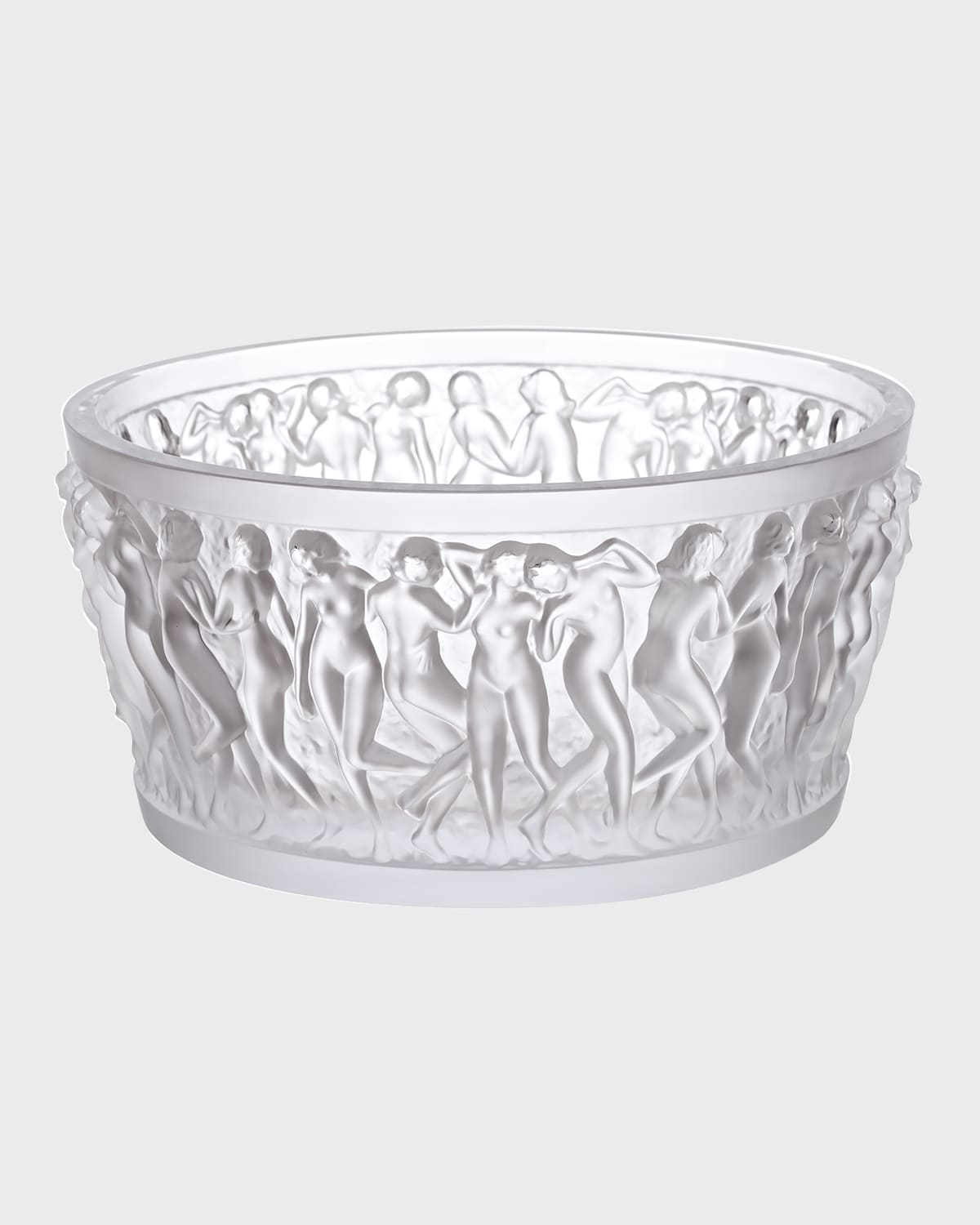 Lalique Bacchantes Crystal Bowl In Clear