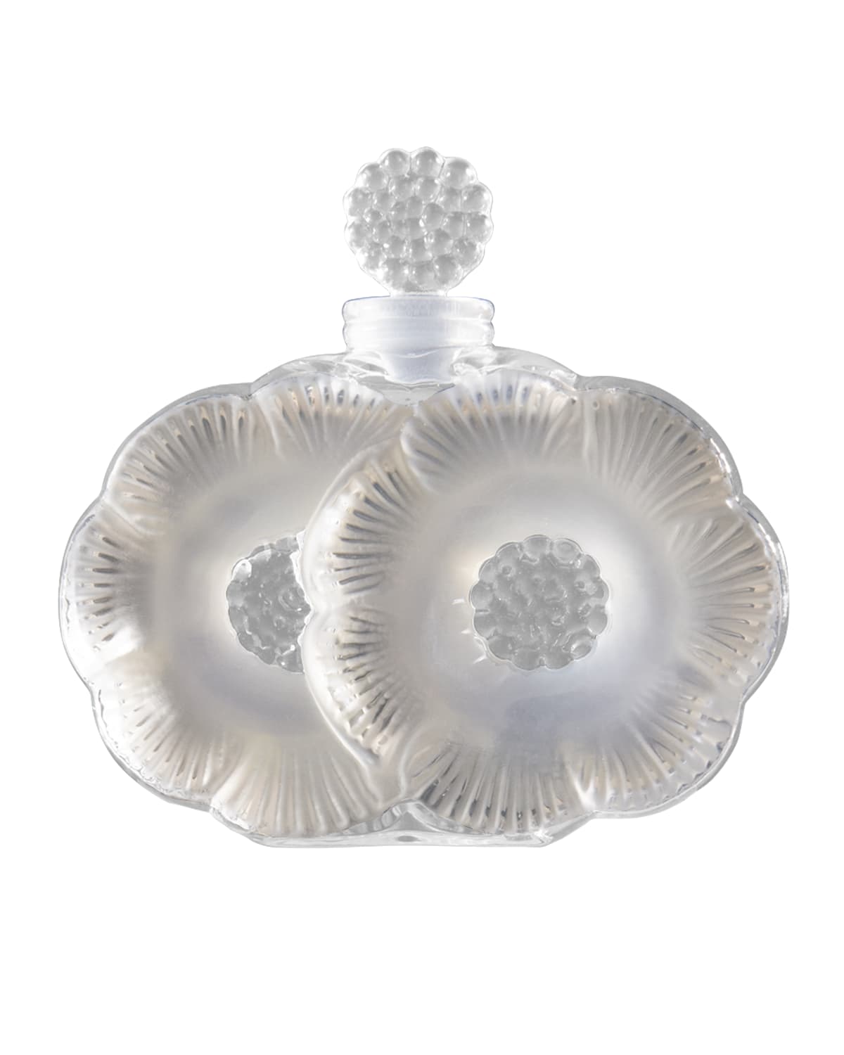 Shop Lalique Two Flowers Perfume Bottle In Clear