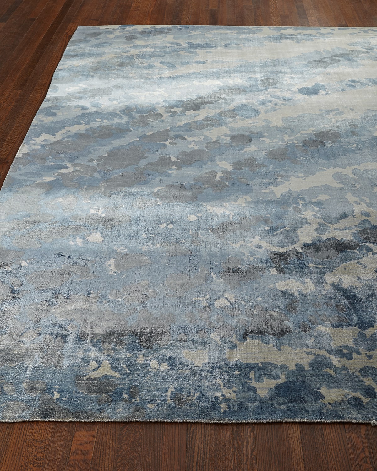Exquisite Rugs Moonstone Rug, 10' X 14' In Ink Blue