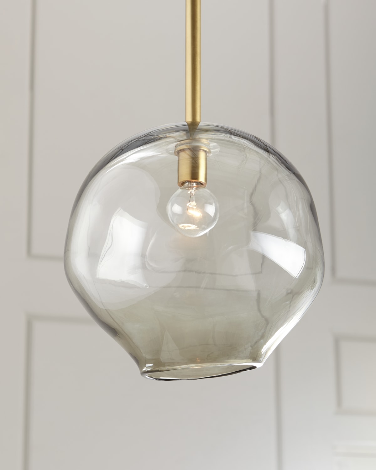 Regina Andrew Molten Large 1-light Smoke Pendant