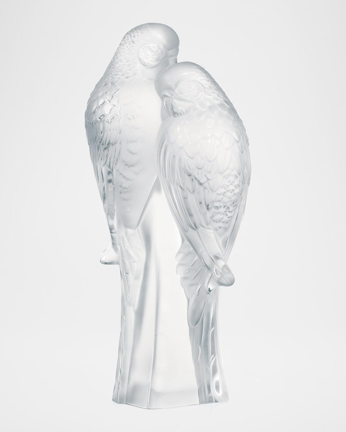 Lalique Figure Two Parakeets 12119