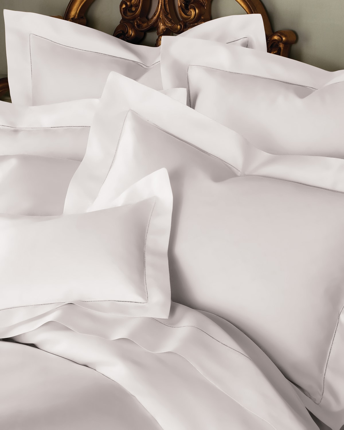 Sferra Milos King Solid Sateen Sham In White