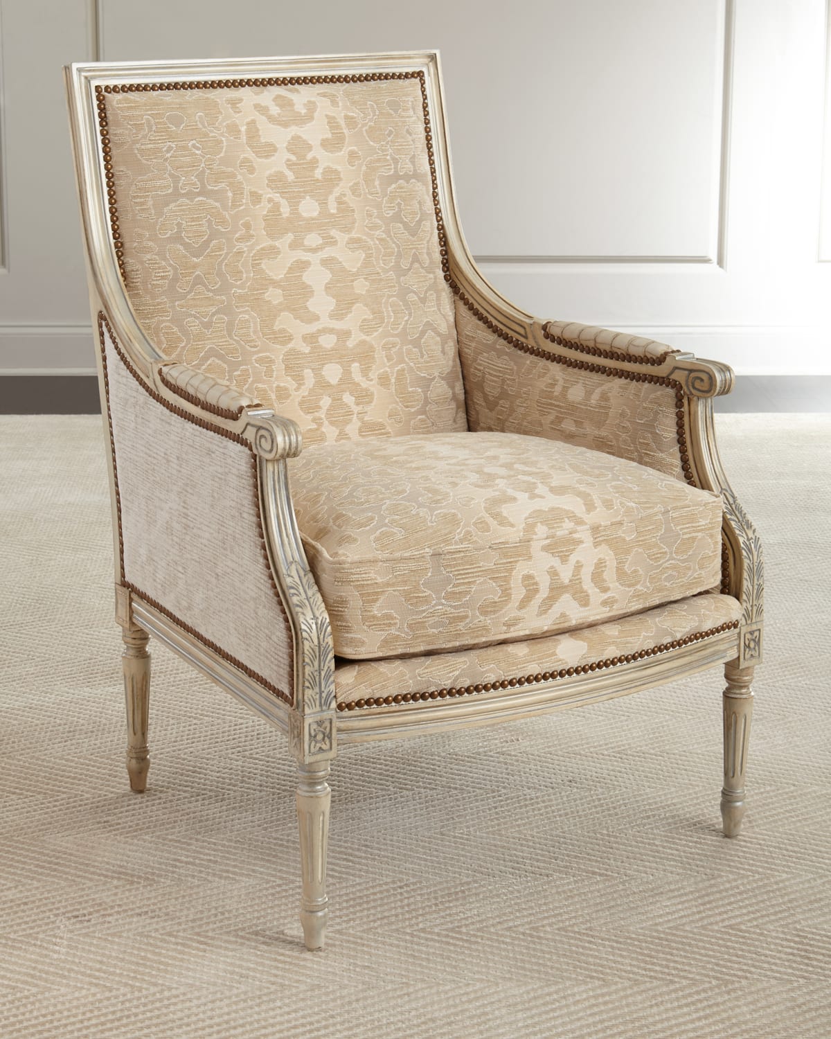 Massoud Sharona Chair In Neutral