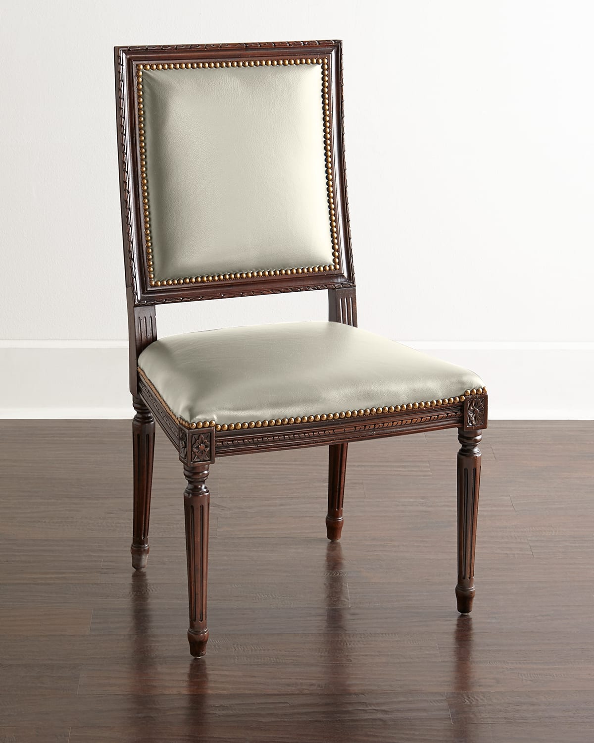 Massoud Ingram Leather Dining Chair, D6