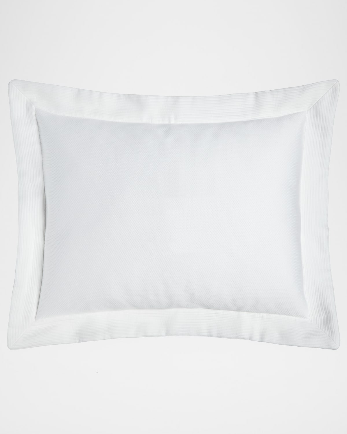 Peacock Alley Standard Angelica Pique Sham In White