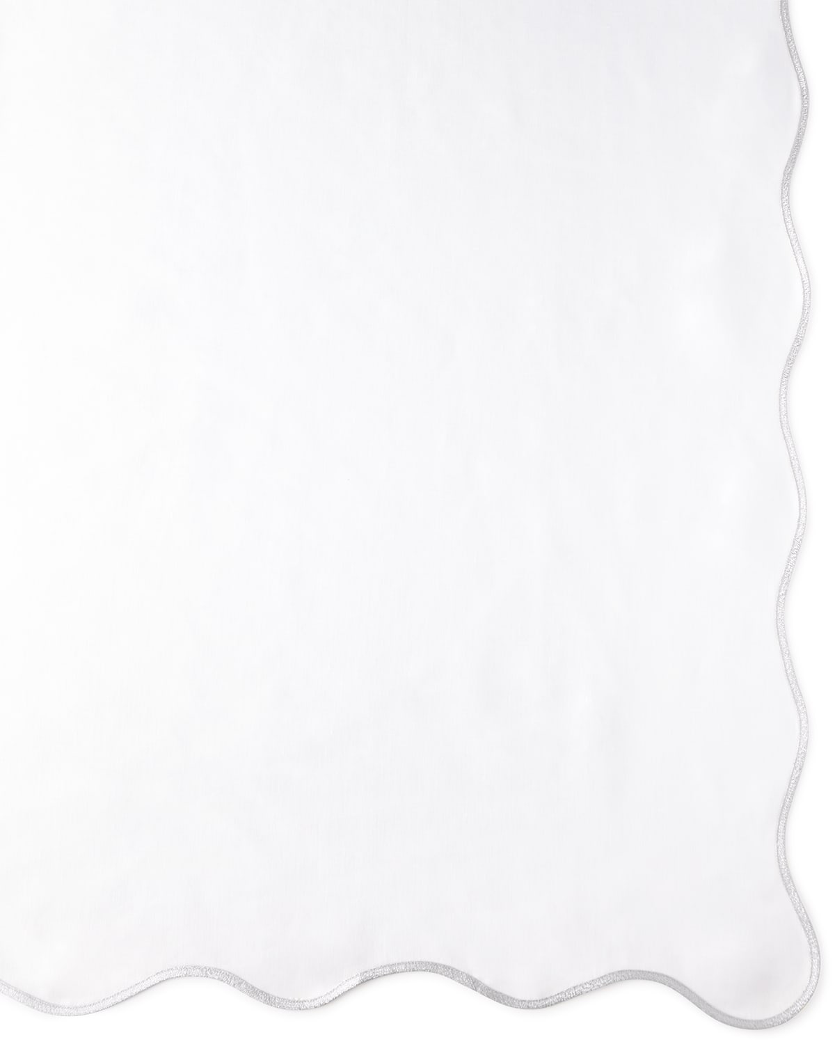 Shop Matouk Meira 68" X 108" Tablecloth In Silver