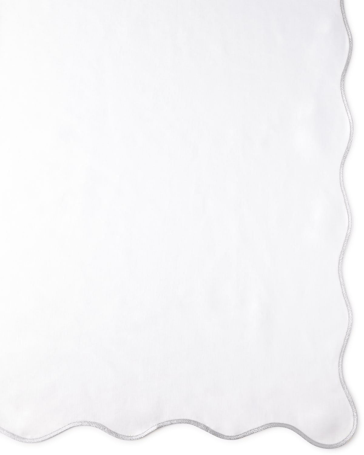 Shop Matouk Meira 68" X 126" Tablecloth In Silver